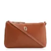 Bolsa Transversal Couro Marrom Claro - imagem 1
