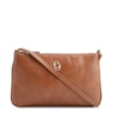 Bolsa Transversal Couro Marrom Claro - imagem 1