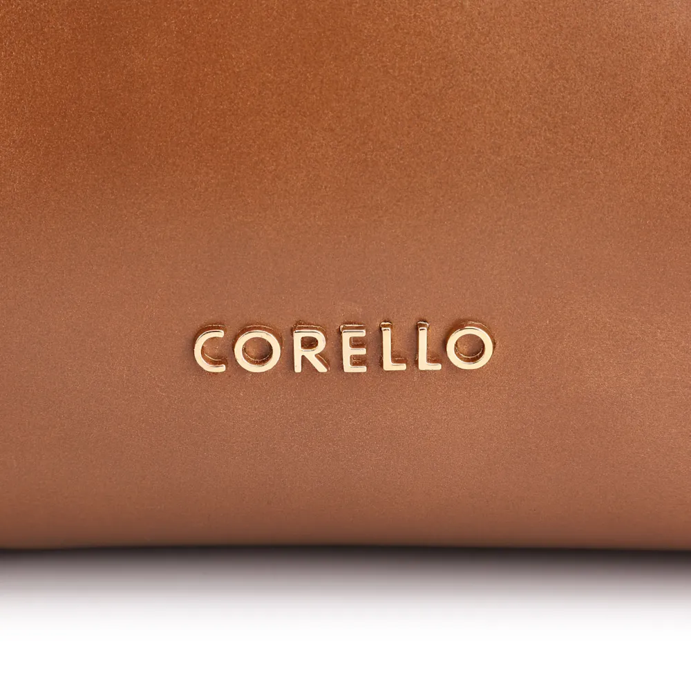 Bolsa Transversal Couro Marrom Claro - imagem 6