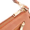 Bolsa Transversal Couro Marrom Claro - imagem 5