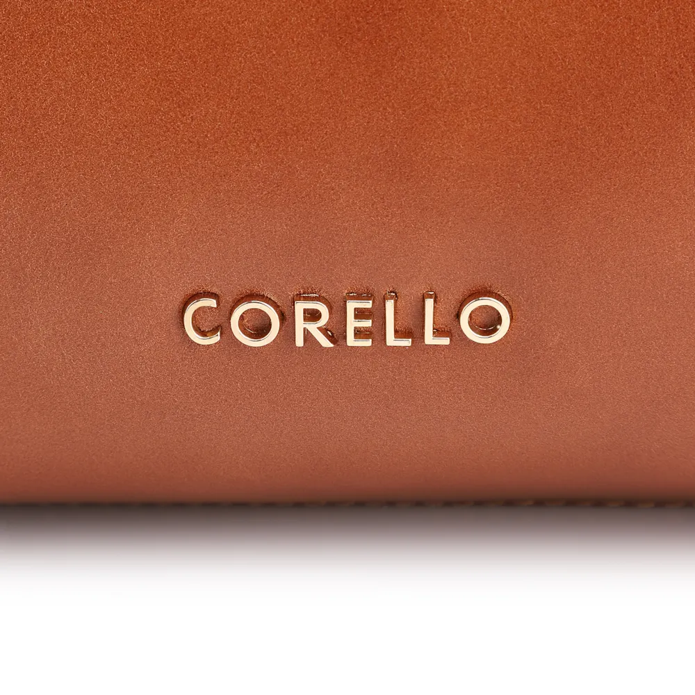 Bolsa Transversal Couro Marrom Claro - imagem 6