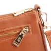 Bolsa Transversal Couro Marrom Claro - imagem 7