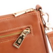 Bolsa Transversal Couro Marrom Claro - imagem 7