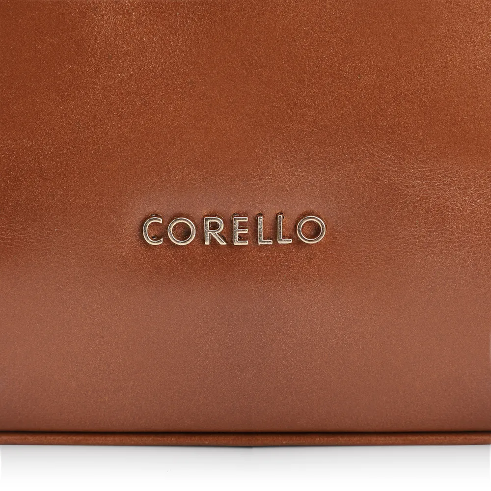 Bolsa Transversal Couro Marrom Claro - imagem 6