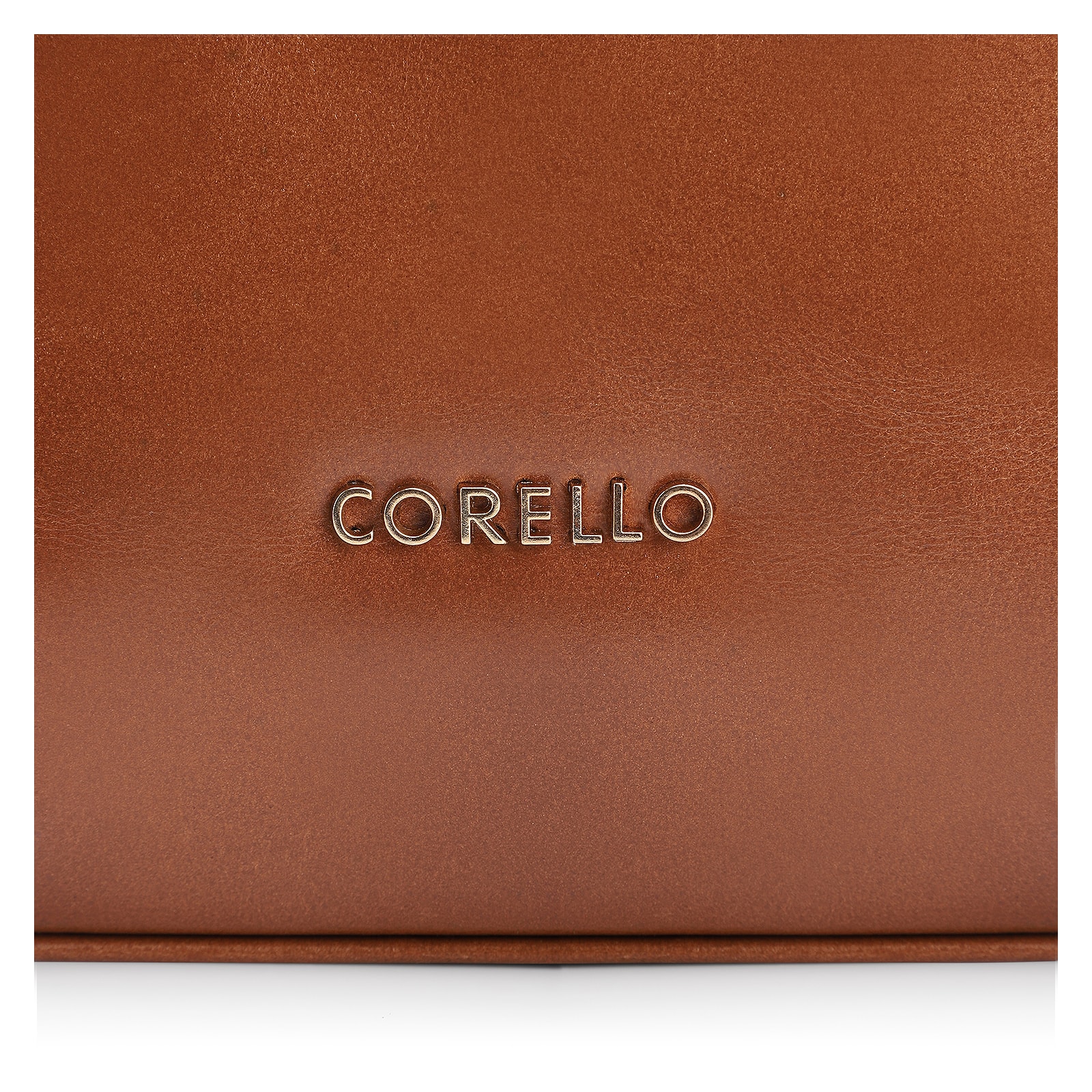 Bolsa Transversal Couro Marrom Claro