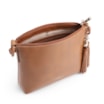 Bolsa Transversal Couro Marrom Claro - imagem 4