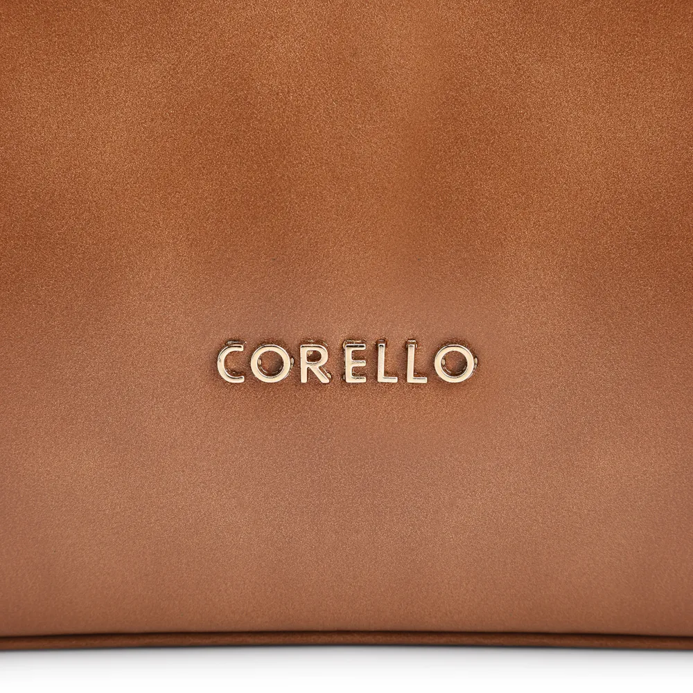 Bolsa Transversal Couro Marrom Claro - imagem 6