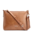 Bolsa Transversal Couro Marrom Claro - imagem 1