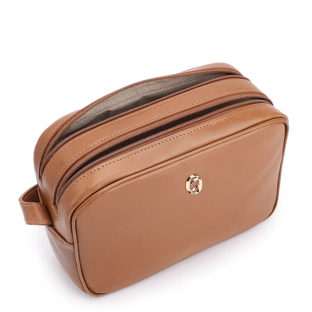 Bolsa Transversal Couro Marrom Claro - imagem 5