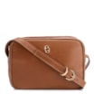 Bolsa Transversal Couro Marrom Claro - imagem 1