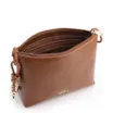  Bolsa Transversal Couro Marrom Claro - imagem 4