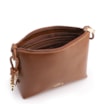  Bolsa Transversal Couro Marrom Claro - imagem 4