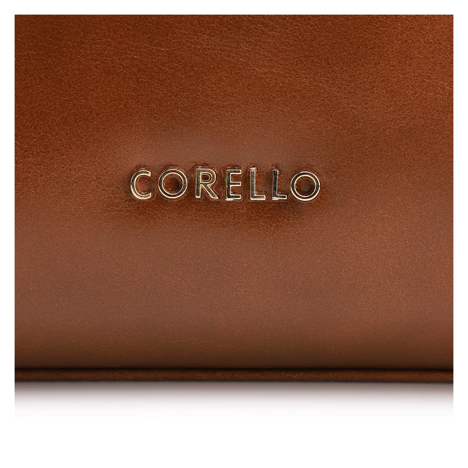 Bolsa Transversal Couro Marrom Claro