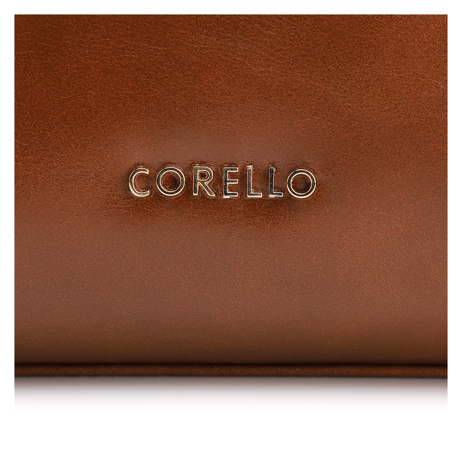 Bolsa Transversal Couro Marrom Claro