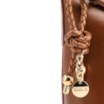  Bolsa Transversal Couro Marrom Claro - imagem 7