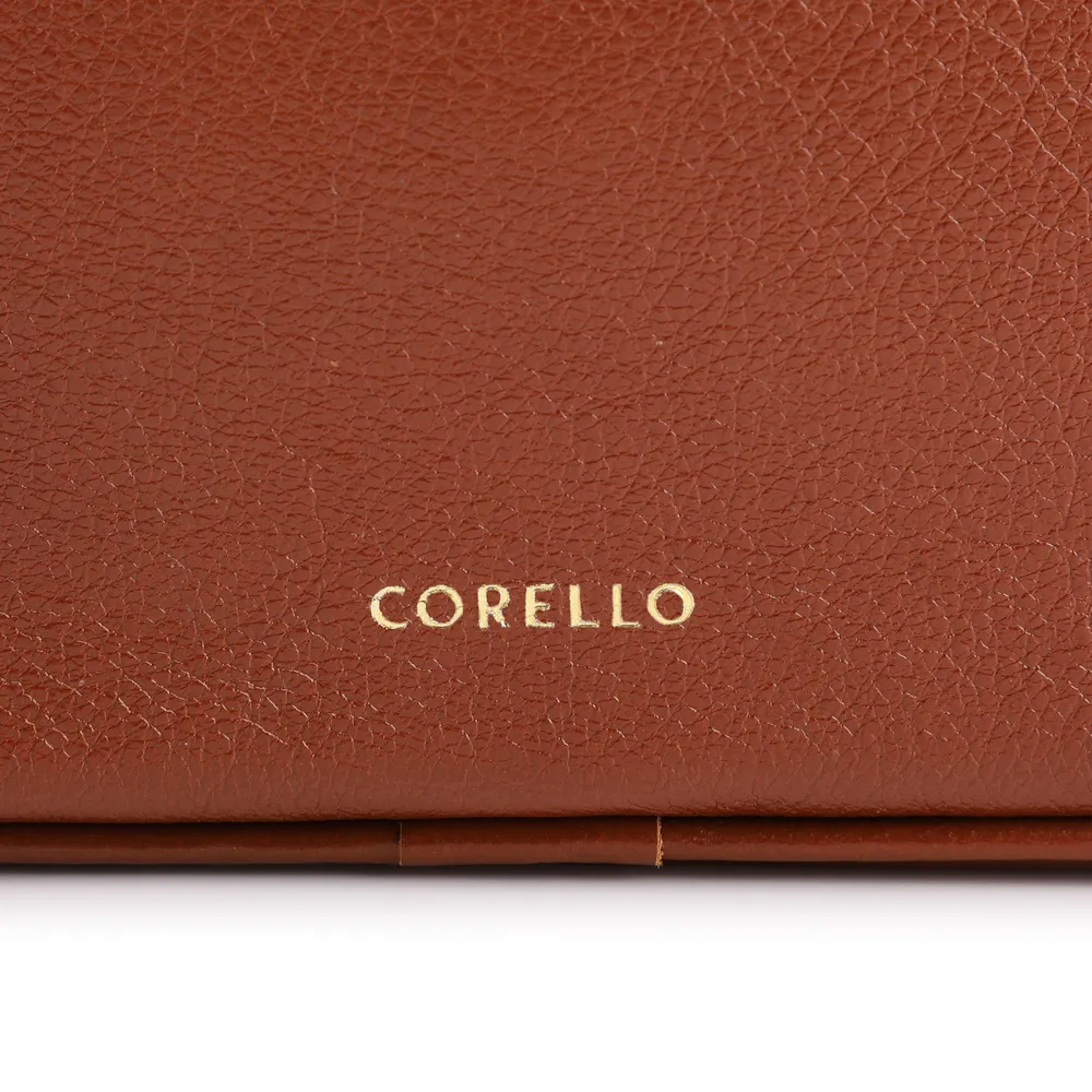 Bolsa Transversal Couro Marrom Claro - imagem 6