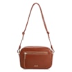 Bolsa Transversal Couro Marrom Claro - imagem 1