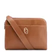 Bolsa Transversal Couro Marrom Claro - imagem 1