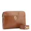 Bolsa Transversal Couro Marrom Claro - imagem 2
