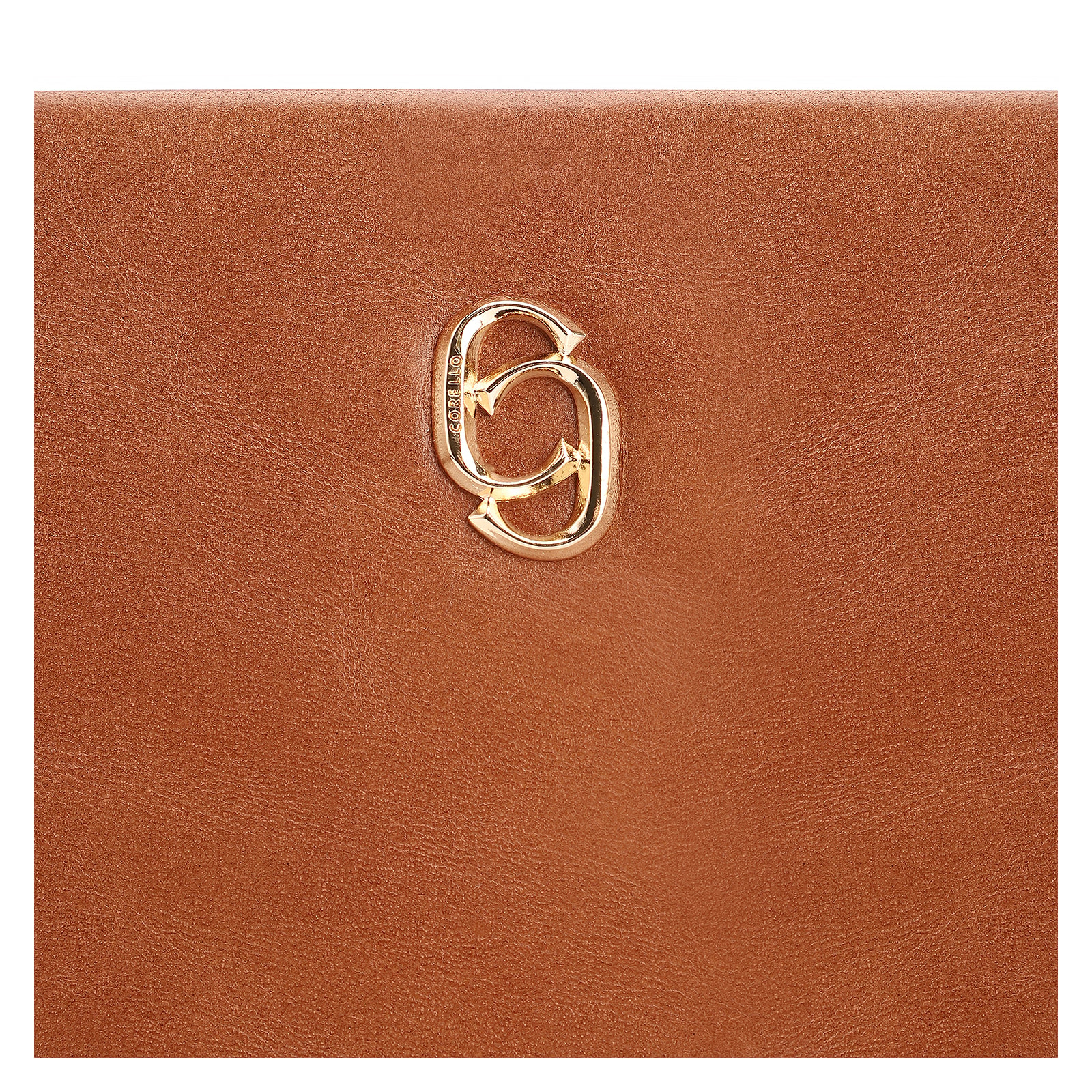 Bolsa Transversal Couro Marrom Claro
