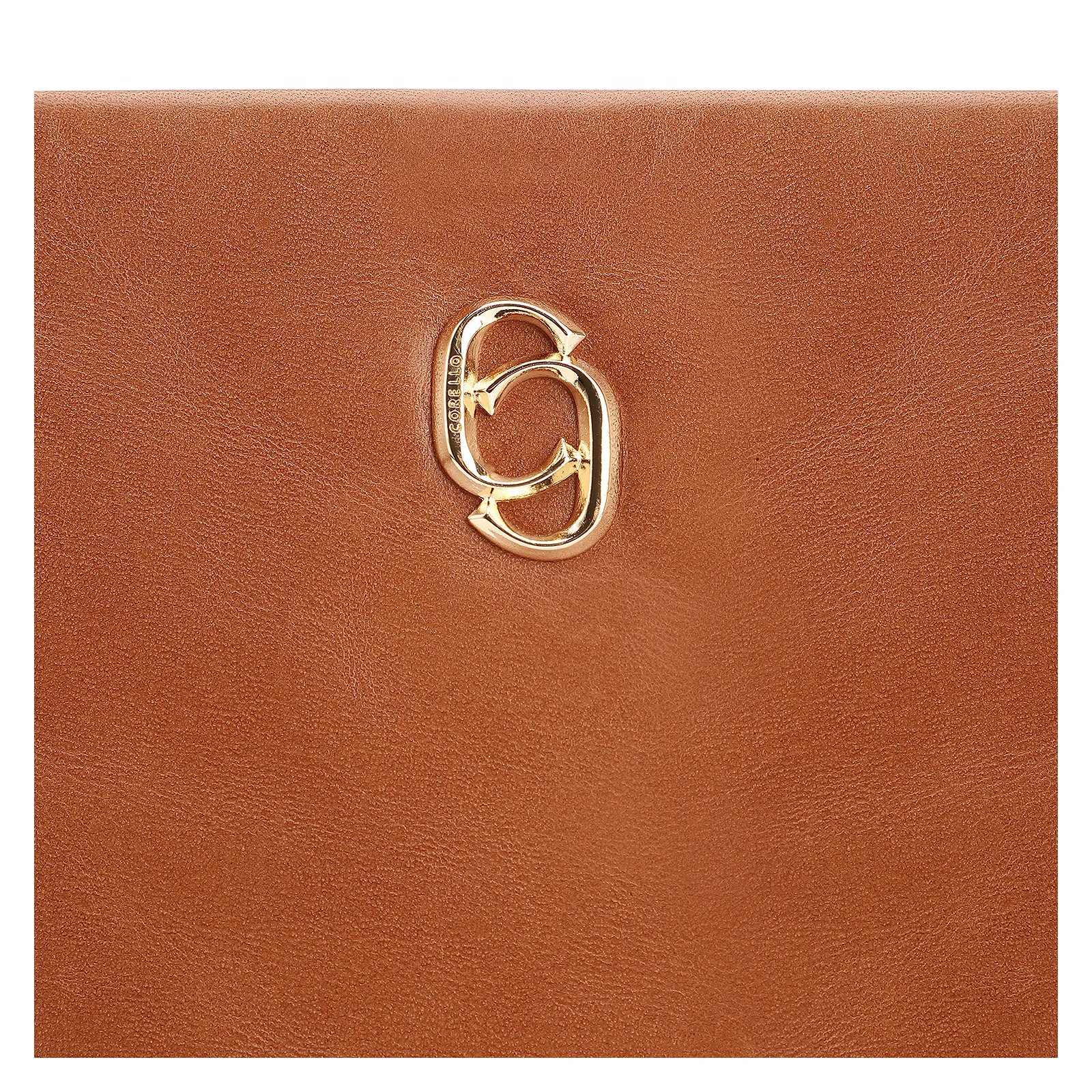 Bolsa Transversal Couro Marrom Claro