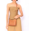 Bolsa Transversal Couro Marrom Claro - imagem 2