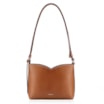 Bolsa Transversal Couro Marrom Claro - imagem 4