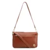 Bolsa Transversal Couro Marrom Claro - imagem 1