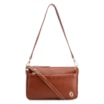 Bolsa Transversal Couro Marrom Claro - imagem 1