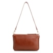 Bolsa Transversal Couro Marrom Claro - imagem 3