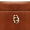 Bolsa Transversal Couro Marrom Claro - imagem 6