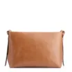 Bolsa Transversal Couro Marrom Claro/Alça Alt Tramado Marrom Claro - imagem 4