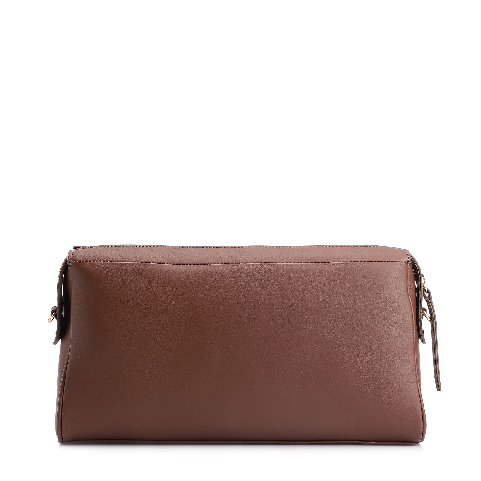 Bolsa Transversal Couro Marrom/Couro Nobuck Marrom/Lezard Marrom