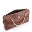 Bolsa Transversal Couro Marrom/Couro Nobuck Marrom/Lezard Marrom - imagem 5