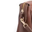 Bolsa Transversal Couro Marrom/Couro Nobuck Marrom/Lezard Marrom - imagem 6