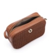 Bolsa Transversal Couro Marrom/Crochet Marrom - imagem 4