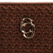 Bolsa Transversal Couro Marrom/Crochet Marrom - imagem 6