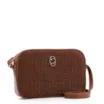 Bolsa Transversal Couro Marrom/Crochet Marrom - imagem 2