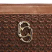 Bolsa Transversal Couro Marrom/Crochet Marrom - imagem 6