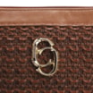 Bolsa Transversal Couro Marrom/Crochet Marrom - imagem 6