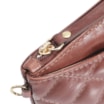 Bolsa Transversal Couro Marrom Escuro - imagem 5