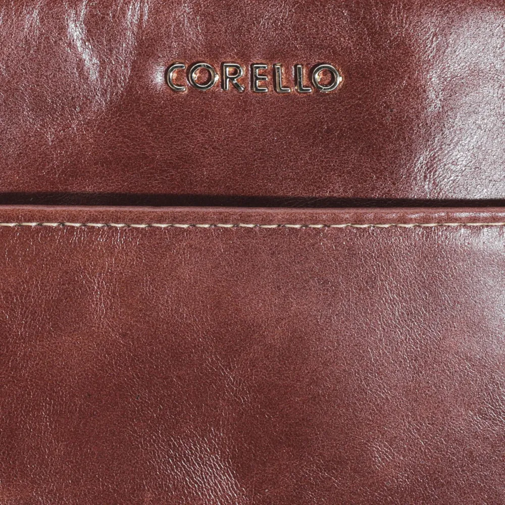 Bolsa Transversal Couro Marrom Escuro - imagem 5
