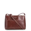 Bolsa Transversal Couro Marrom Escuro - imagem 1