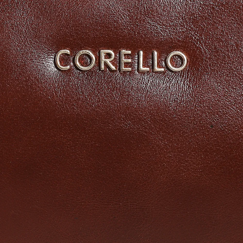 Bolsa Transversal Couro Marrom Escuro - imagem 5