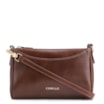 Bolsa Transversal Couro Marrom Escuro - imagem 1