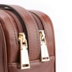 Bolsa Transversal Couro Marrom Escuro - imagem 6