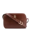 Bolsa Transversal Couro Marrom Escuro - imagem 1