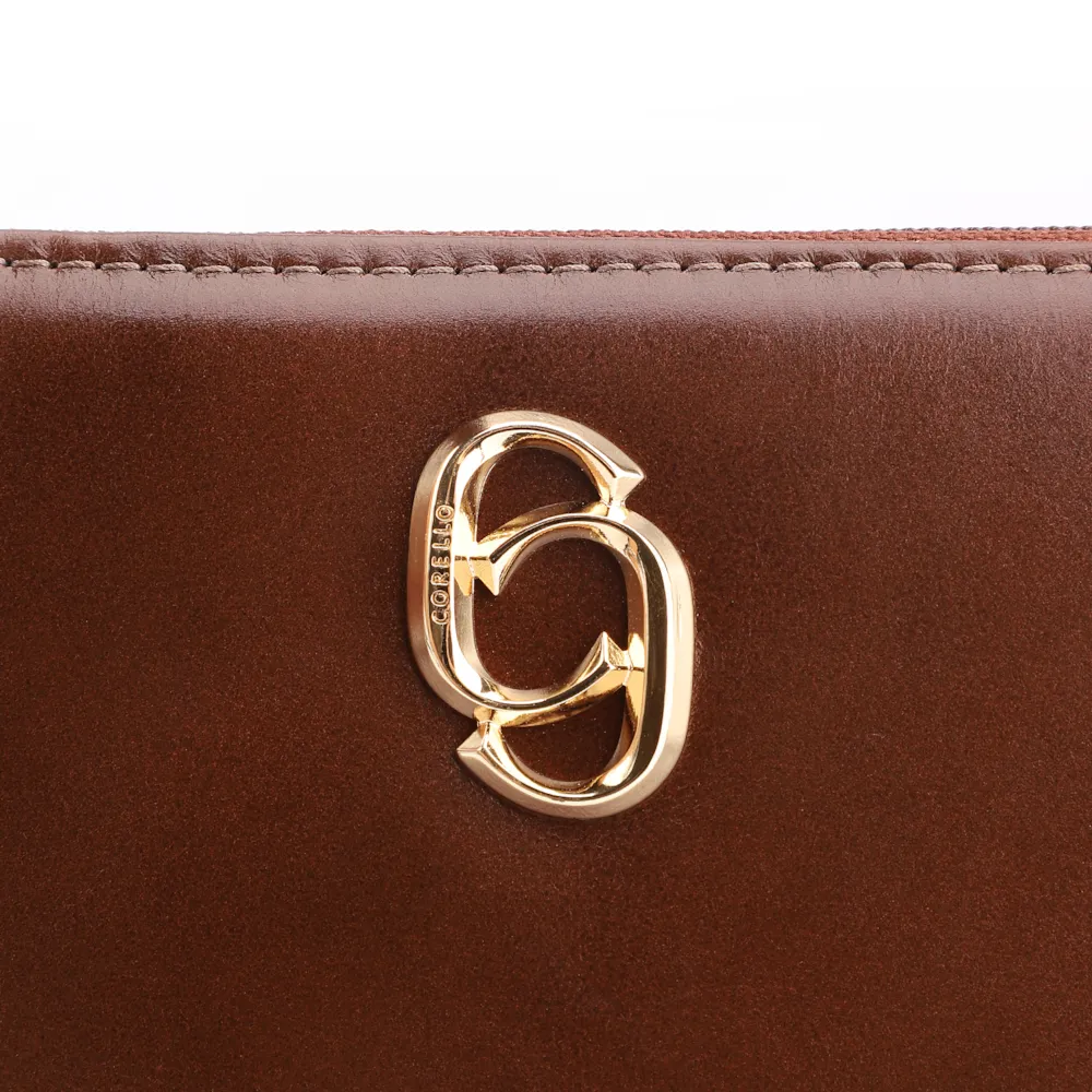 Bolsa Transversal Couro Marrom Escuro - imagem 7