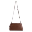  Bolsa Transversal Couro Marrom Escuro - imagem 3