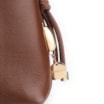  Bolsa Transversal Couro Marrom Escuro - imagem 8